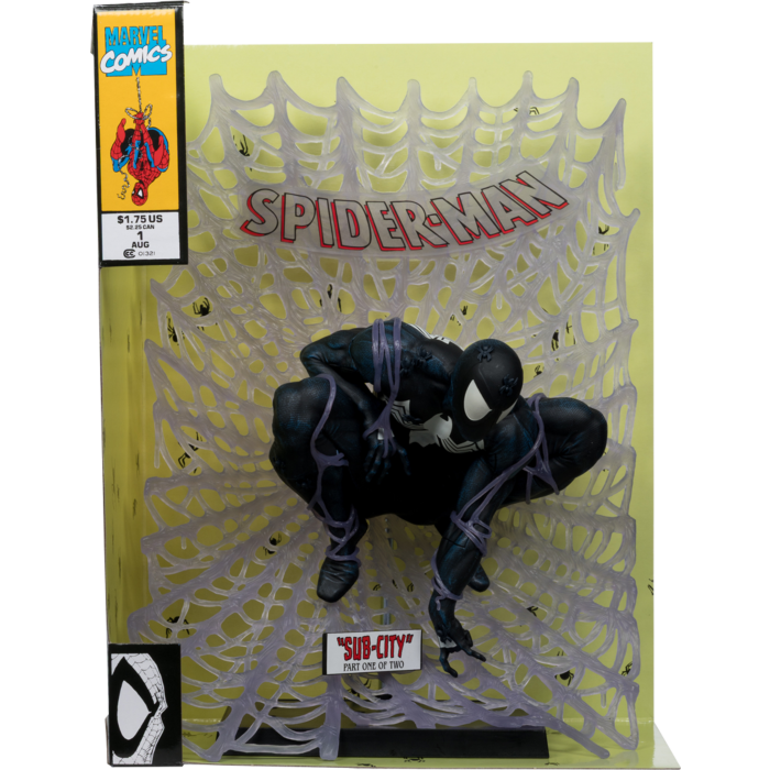Marvel Comics - Spider-Man (Black Suit) 1:6 Scale Figure [Chase Version]