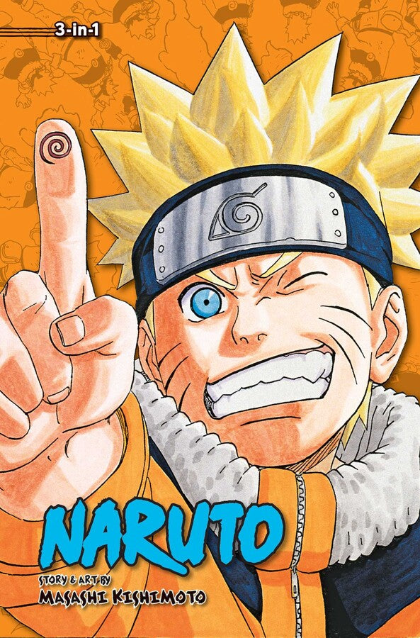 Manga - Naruto (3-in-1 Edition), Vol. 8