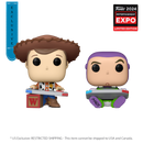 Toy Story - Woody & Buzz Gaming C2E2 2024 Pop! Vinyl 2 Pack [RS]