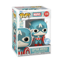 Marvel Comics: D100 - Captain America Retro Reimagined Pop! Vinyl [RS]