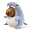 Capybara Shark Costume Plush Toy - 33cm