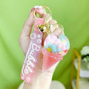 Bubble Ice Cream Cone Keychain
