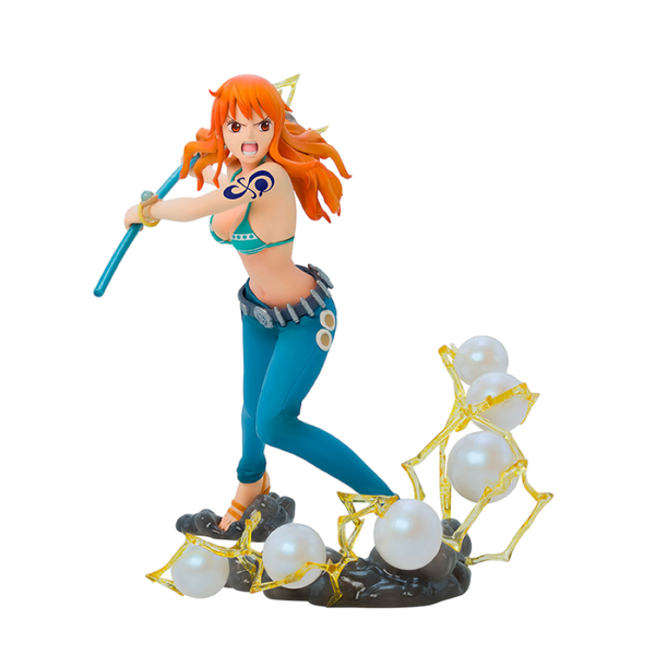 One Piece - Nami with Climat-Tact 1:10 Scale SFC PVC Figure