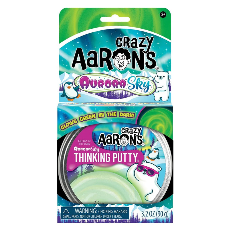 Crazy Aaron's Thinking Putty - Aurora Sky Glowbrights