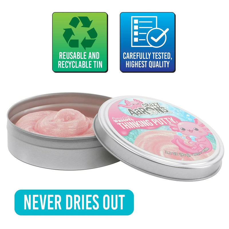 Crazy Aaron's Thinking Putty - Amazing Axolotl Trendsetters
