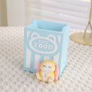 Tubby Cat Pen Holder Pot