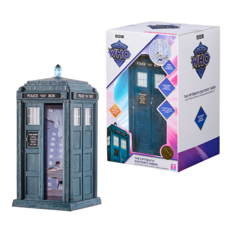 Doctor Who - The 15th Doctor's Tardis Figure with Light & Sound