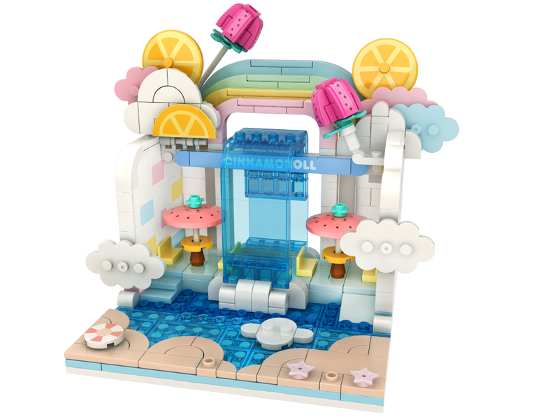 Sanrio - YuMe Blocks Summer Wunderland - Cinnamoroll Wave Pool Cafe