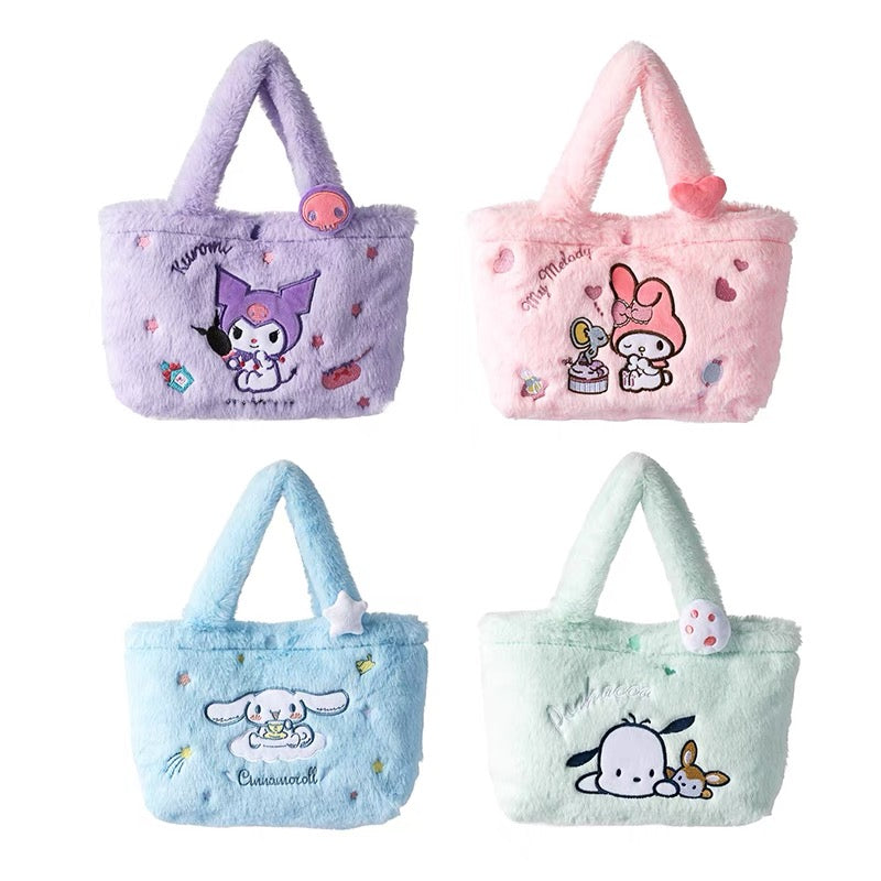 Sanrio Plush Tote Bag Assortment
