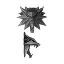 The Witcher 3: Wild Hunt - Wolf Wall Sculpture