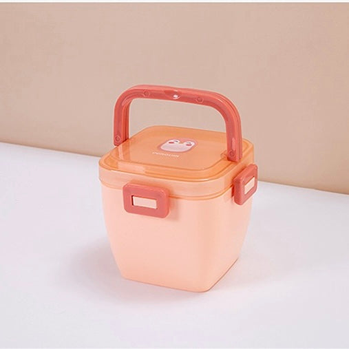 Cartoon Animal Lunch Box with Carry Handle 800ml