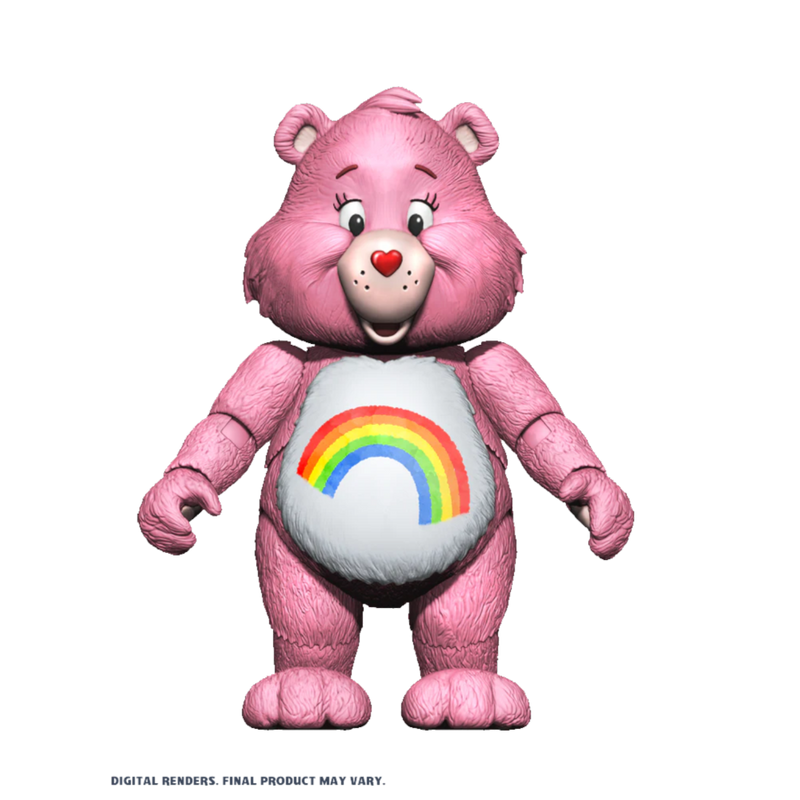 Care Bears - Cheer Bear 4.5" Action Figure