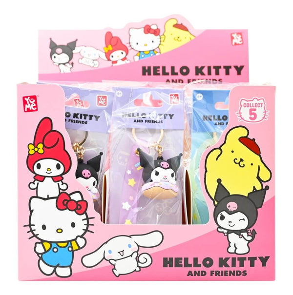 Hello Kitty and Friends Keychain with hand strap Assortment - Donut