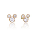 Disney - Mickey Mouse Fancy Crystal Stud Earrings