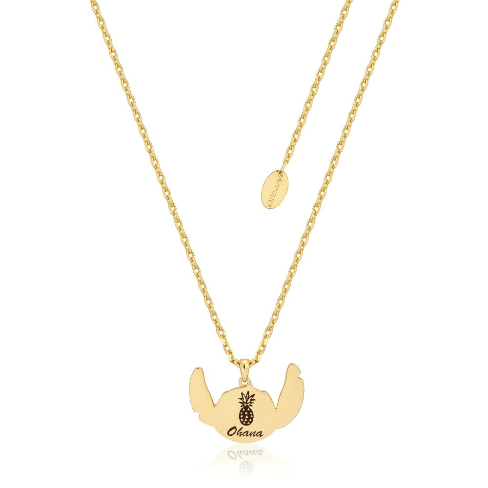 Disney Lilo & Stitch Gold Necklace | Oxendales