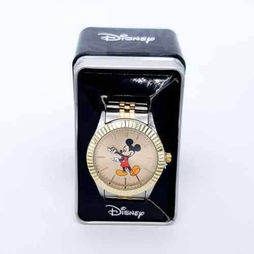 Disney - Mickey Mouse Watch with Two Tone Metal Bracelet