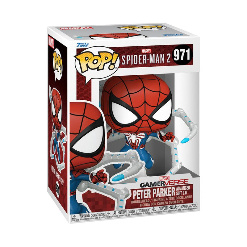 Spider-Man 2 (Video Game) - Peter Parker with Advanced Suit 2.0 Pop! Vinyl