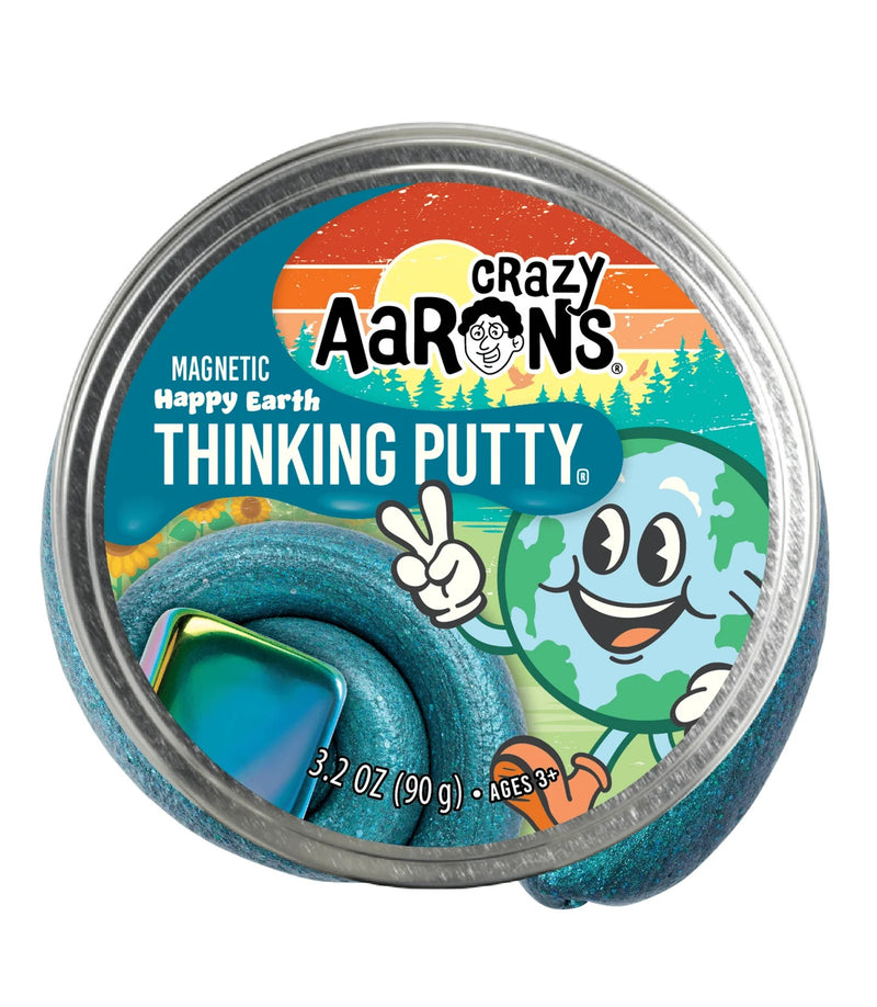 Crazy Aaron's Thinking Putty - Magnetic Storms: Happy Earth