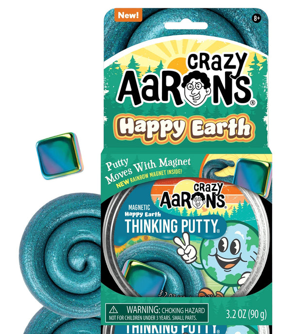 Crazy Aaron's Thinking Putty - Magnetic Storms: Happy Earth
