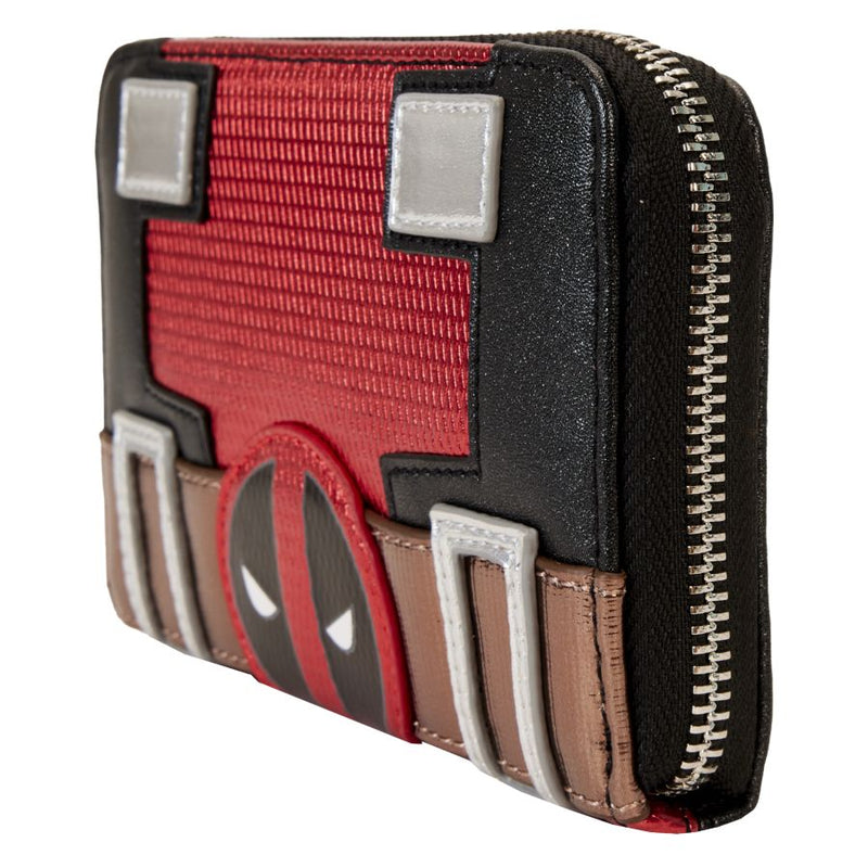 Marvel - Deadpool Metallic Cosplay Zip Around Wallet