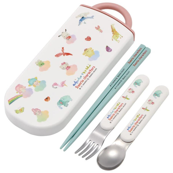 Sanrio Characters x Akiko Obuchi Cutlery Trio Set