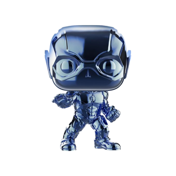 Justice League - Flash Light Blue Chrome Pop! Vinyl