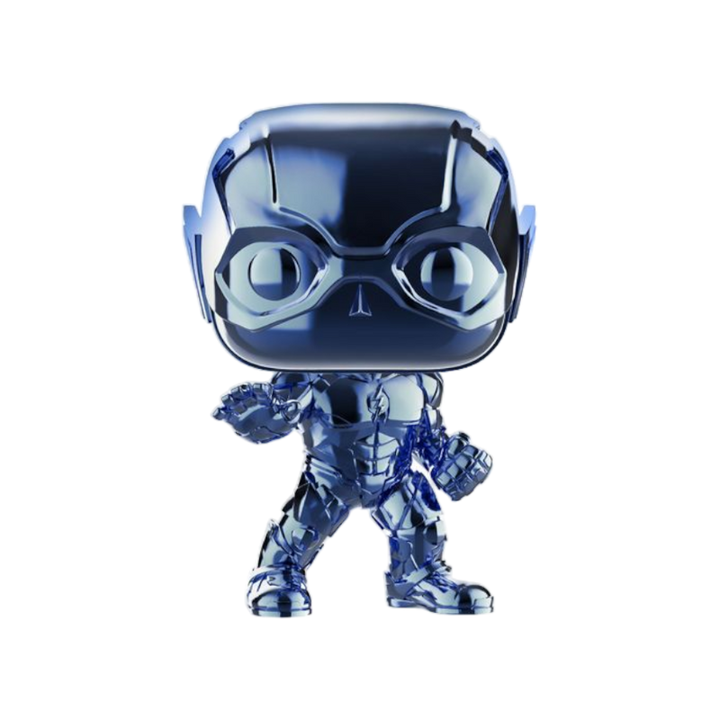 Justice League - Flash Light Blue Chrome Pop! Vinyl