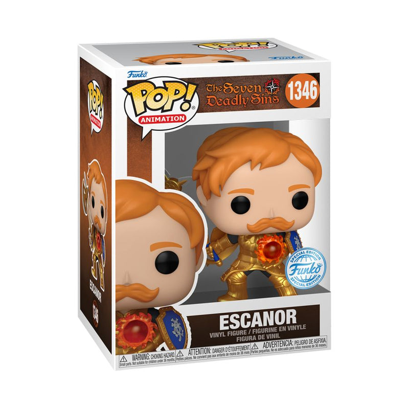 Seven Deadly Sins - Escanor US Exclusive Metallic Pop! Vinyl [RS]
