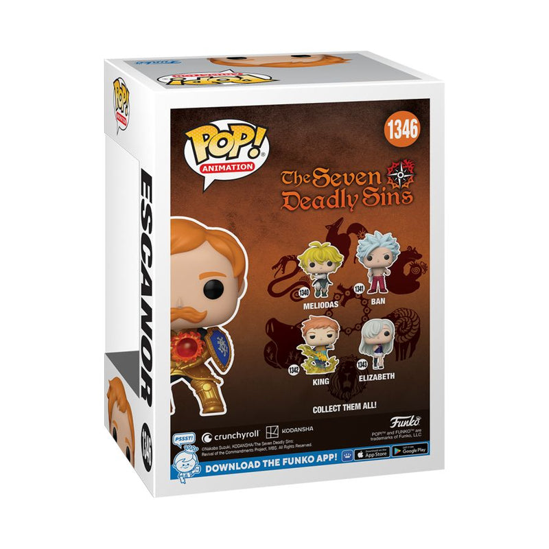 Seven Deadly Sins - Escanor US Exclusive Metallic Pop! Vinyl [RS]