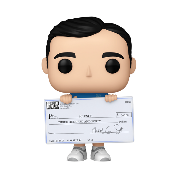 The Office - Fun Run Michael with Cheque Pop! Vinyl