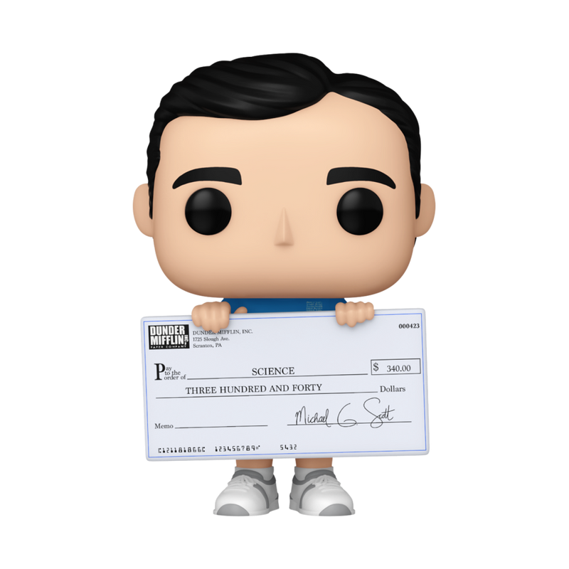 The Office - Fun Run Michael with Cheque Pop! Vinyl