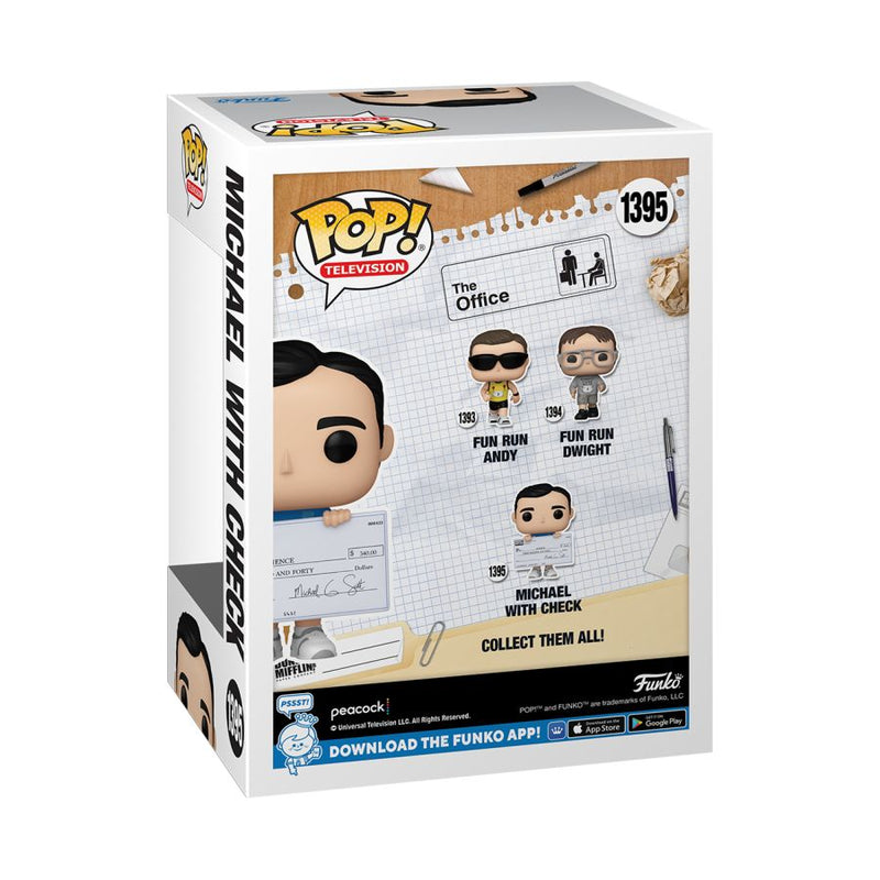 The Office - Fun Run Michael with Cheque Pop! Vinyl