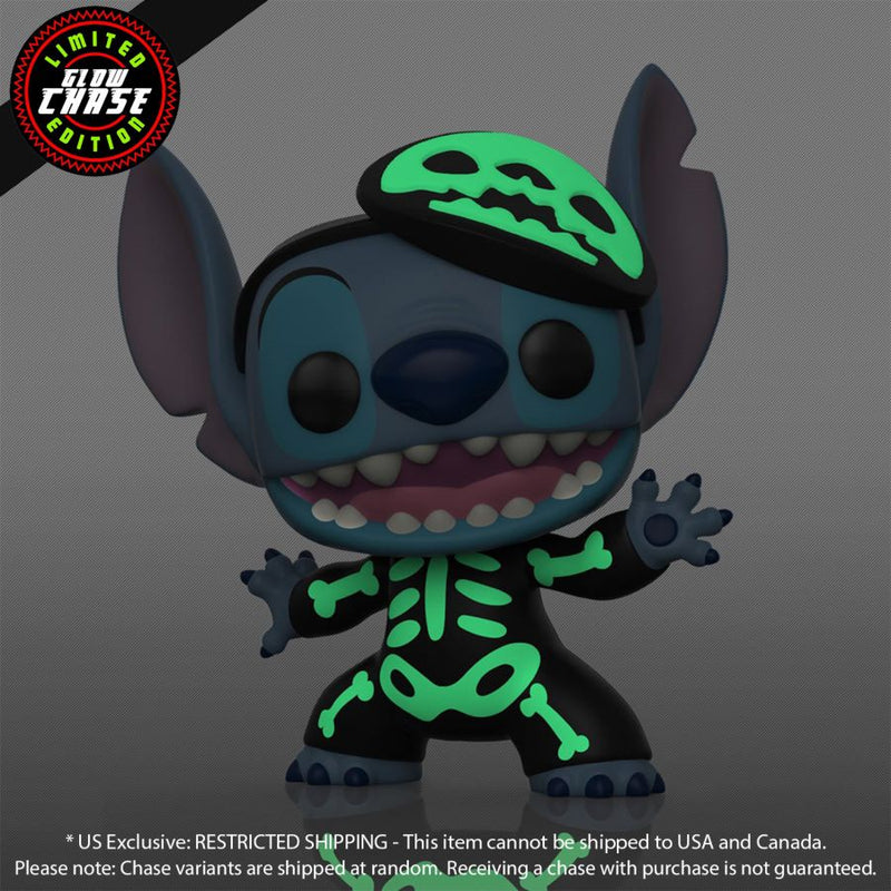 Lilo and Stitch - Skeleton Stitch (with chase) Pop! Vinyl [RS]
