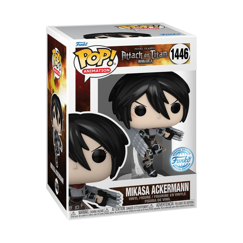 Attack on Titan - Mikasa Ackerman Metallic Pop! Vinyl [RS]