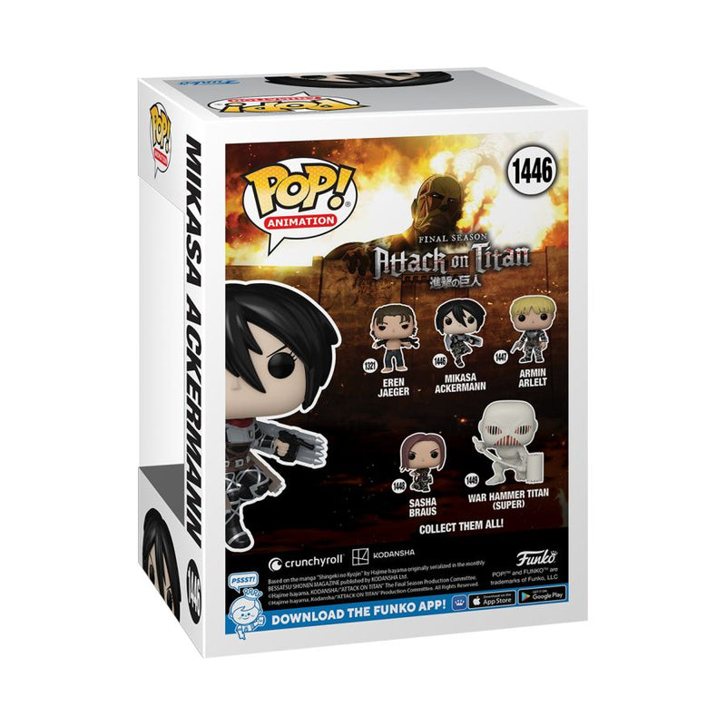 Attack on Titan - Mikasa Ackerman Metallic Pop! Vinyl [RS]