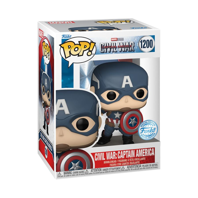 Captain America 3: Civil War - Captain America Build-A-Scene Pop! Vinyl [RS]