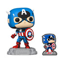 Marvel Comics - Captain America 60th Anniversary (with Pin) Pop! Vinyl [RS]