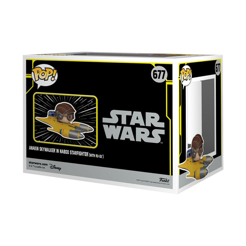 Star Wars - Anakin Skywalker in Naboo Starfighter (with R2-D2) Pop! Ride [RS]