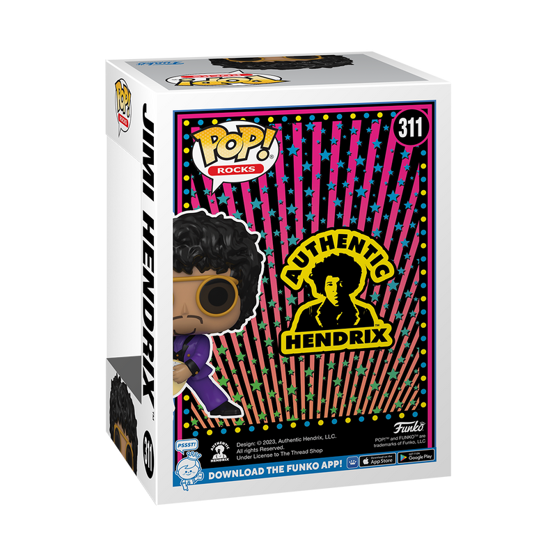 Jimi Hendrix - Purple Jimi Hendrix SDCC 2023 Pop! Vinyl [RS]