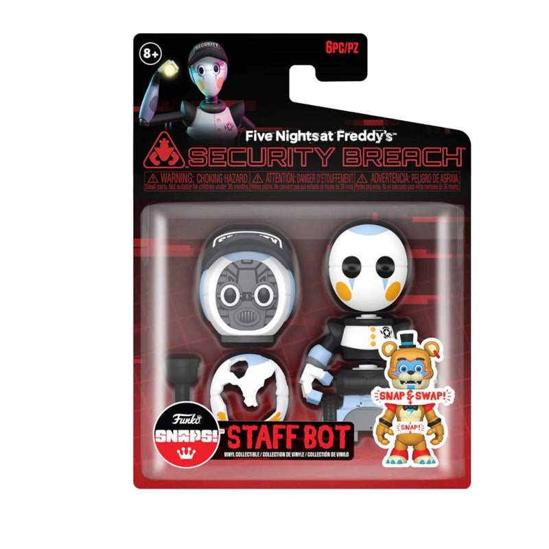 Five Nights at Freddy's - Security Staff Bot Snaps! Figure