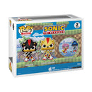 Sonic the Hedgehog - Shadow & Super Shadow Glow Pop! Vinyl 2-Pack [RS]