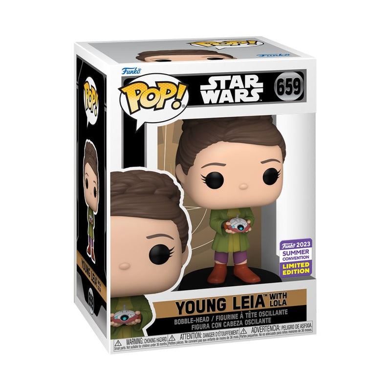 Star Wars: Obi Wan Kenobi - Leia with Lola SDCC 2023 US Exclusive Pop! Vinyl [RS]