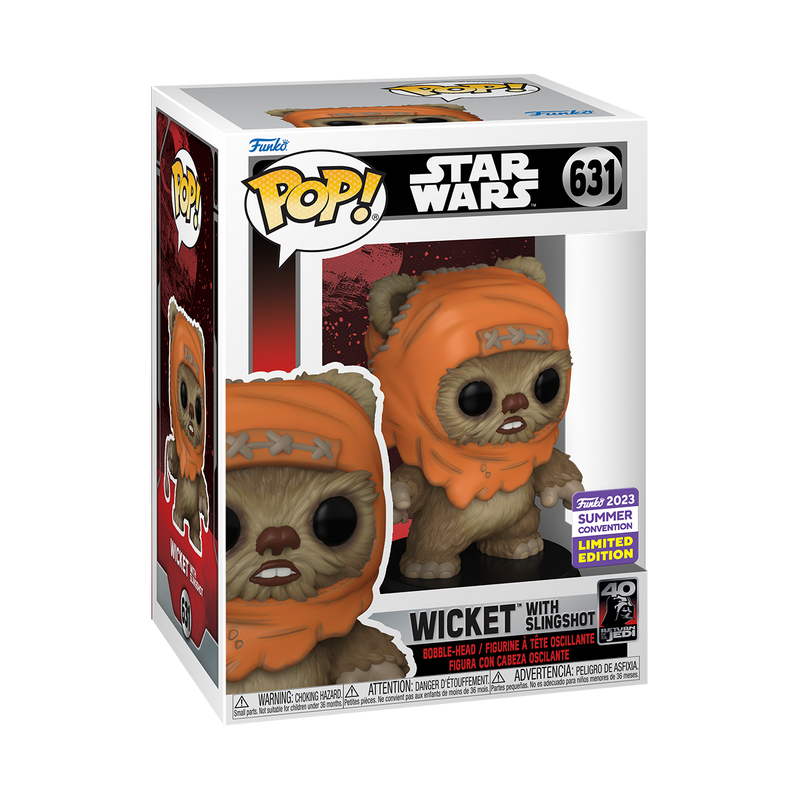 Star Wars - Wicket with Slingshot SDCC 2023 Pop! Vinyl [RS]