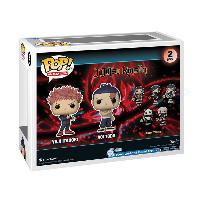 Jujutsu Kaisen - Yuji Itadori & Aoi Todo Pop! Vinyl 2-Pack