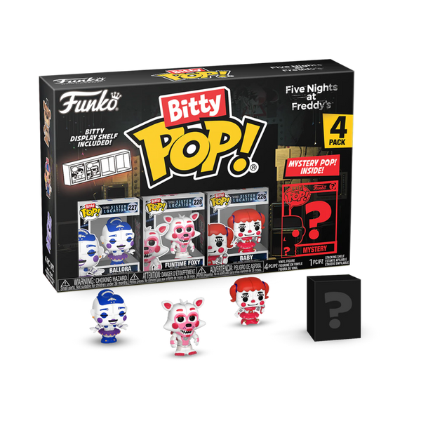 Five Nights at Freddy's - Ballora Bitty Pop! 4-Pack