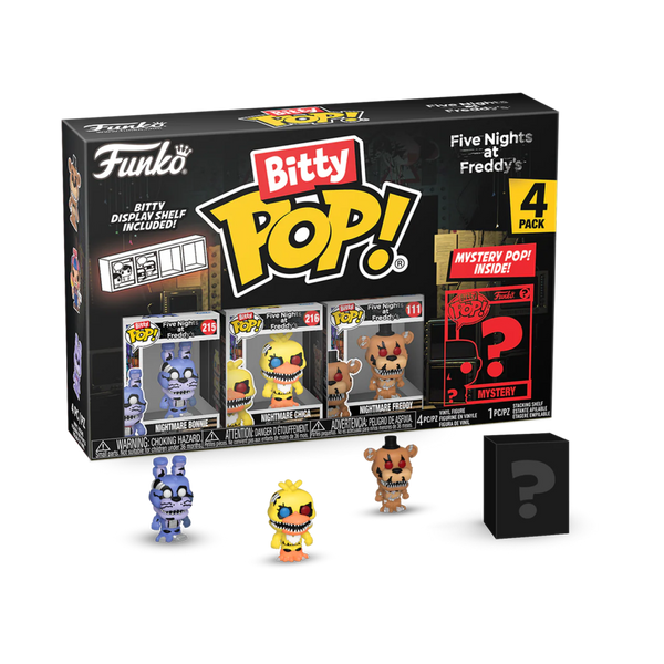 Five Nights at Freddy's - Nightmare Bonnie Bitty Pop! 4-Pack