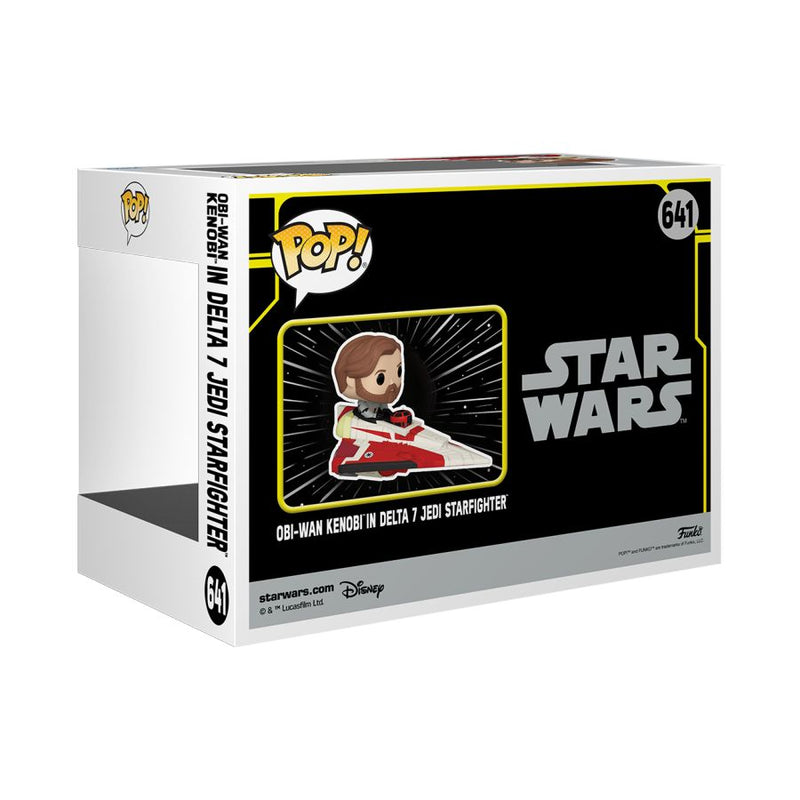 Star Wars: The Clone Wars - Obi-Wan Kenobi in Delta 7 Pop! Ride [RS]