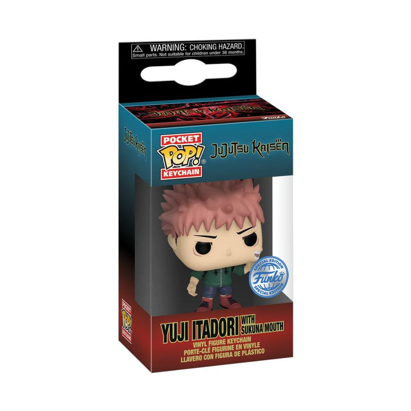 Jujutsu Kaisen - Yuji Itadori (Sukuna mouth) Pocket Pop! Keychain [RS]