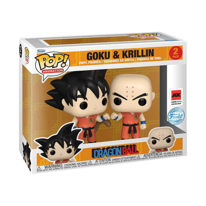 Dragon Ball Z - Goku and Krillin Pop! Vinyl 2-Pack [RS]