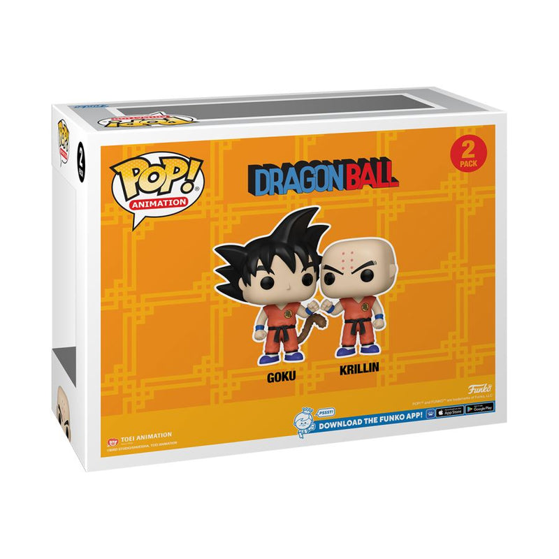 Dragon Ball Z - Goku and Krillin Pop! Vinyl 2-Pack [RS]